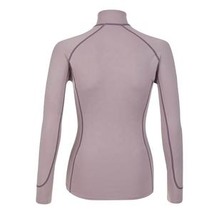 Fabricant d'équipement d'origine Conception personnalisée Haut d'équitation pour femmes Vêtements de sport équestre avec logo Couches de base en maille Coutures plates - Product Image 5