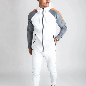 100% Cotton Men's Winter Printed Tracksuit Custom Jogger Set Private Label Breathable Durable Fleece Sweat Suit - Product Image 2