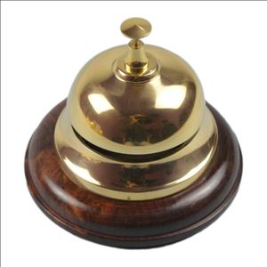 Campana de mano de latón, diseño de campana para mesa de comedor y oficina - Product Image 5