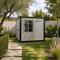 Maison conteneur pliable Z de 20 pieds à installation rapide, mini-maison préfabriquée pliable, dortoir mobile temporaire