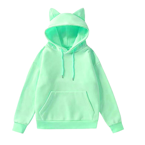 Sudaderas con Capucha Personalizadas OEM de Moda, Manga Larga, Cálidas, para Mujer, Talla Grande, Diseño Único, con Bolsillos - Product Image 4