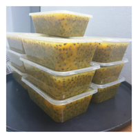 Fruta de la Pasión Congelada de la Mejor Calidad para Alimentos, Bebidas y Refrescos, Puré de Fruta de la Pasión Congelada Natural IQF con Semillas/Sin Semillas