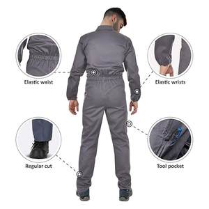 Vêtements de travail Protection contre la chaleur chiffons de sécurité combinaisons résistantes aux flammes costumes uniforme d'électricien salopette pour hommes - Product Image 3