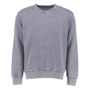 Jersey de lana clásico con cuello redondo para hombre, sudadera informal sólida de algodón de gran tamaño, ropa de calle de invierno con bolsillo - Product Image 1