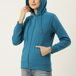 Sweat-shirts à fermeture éclair pour femmes pour l'hiver, vêtements d'extérieur, produit très vendu, sweat-shirts à fermeture éclair respirants pour femmes, personnalisés - Product Image 3