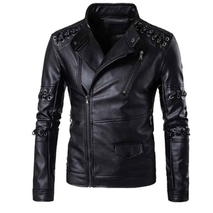 Chaquetas de Cuero de Primera Calidad para Hombre, Estilo Nuevo 2025, Precio de Mayoreo, Chaquetas de Cuero Más Vendidas - Product Image 1