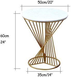 Customized fancy design metal <b>gold</b> coffee <b>table</b> wholesale for office home restaurant living room garden decoration hot selling - Product Image 4