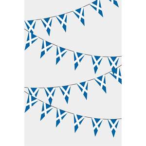 Guirlande de drapeaux écossais triangulaires lumineux pour décorations festives Diwali, Rentrée scolaire, Nouvel An, Fête des Mères, Convient aux enfants - Product Image 1