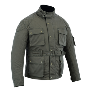 USA rider Veste de sport imperméable en Cordura noire pour homme Combinaison de moto respirante - Product Image 4