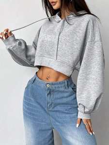 Sweat-shirt pour femme de haute qualité, épais, confortable, coupe ample, surdimensionné, avec poignets côtelés extensibles, imprimé personnalisé - Product Image 5