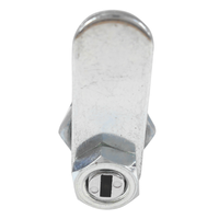 Serrure à came excentrique haut de gamme chromée, en alliage de zinc, avec 2 clés ABA, pour carton, 60 mm, à encastrer/en saillie/à pêne dormant, fabriquée à Taïwan