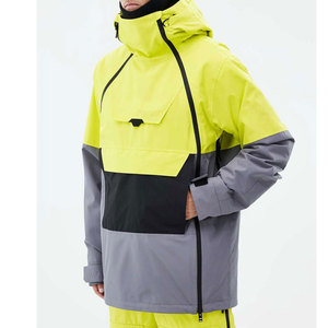 Chaqueta de Esquí con Capucha Cómoda, con Logotipo Frontal, Diseño Transpirable Ecológico, Forro Interior Suave, Ropa de Nieve Unisex para Invierno - Product Image 1