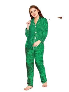 Conjunto de Pijamas de una Pieza en Oferta, Talla Grande, Informal, de Dibujos Animados, de Poliéster, Vestido de Dormir para Mujer - Product Image 5