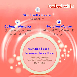 Women's Long-Lasting Hydrating Mineral Face Primer <b>Cream</b> Waterproof Acne Treatment Customizable Packaging Wholesale Beauty - Product Image 4