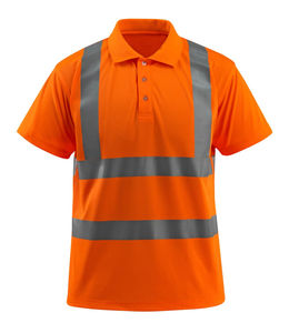 Camiseta Polo Amarilla de Alta Visibilidad, Manga Larga, Poliéster, Ropa de Trabajo, Reflectante, de Seguridad, para Hombre, Precio Razonable - Product Image 1
