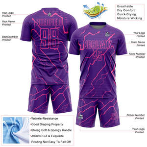 Uniforme de fútbol auténtico proveedor al por mayor Premium ligero transpirable duradero uniforme de secado rápido para Club de academias de fútbol - Product Image 2