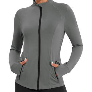 Veste de golf pour femmes, respirante, performante, en tricot, col montant, écologique, pour la flexibilité, le confort et les activités sportives de golf - Product Image 1