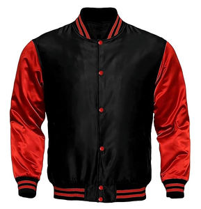 Varsity Jacket Letterman Baseball Jacket Bomber Jacket Tissu SATIN disponible en multi Custom CollegeBaseballjacket pour hommes - Product Image 5