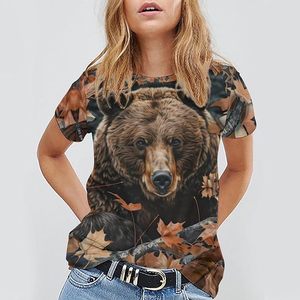 เสื้อยืดลายสัตว์สำหรับผู้ชายเสื้อยืดลำลองแขนสั้นสำหรับกลางแจ้ง - Product Image 4