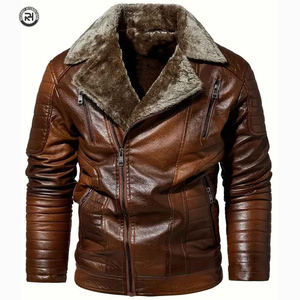 Nouveauté Veste en cuir formelle pour hommes pour le printemps Vente en gros bon marché Cuir de vache durable Séchage rapide Logo personnalisé Imprimé - Product Image 1