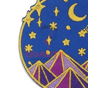 Wholesale Customized Embroidered Logo Patches Hot Sale Cheap Price Custom Design Fabric <b>Embroidery</b> Patches in Low MOQ - Product Image 4