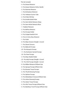 ชุดเครื่องมือผ่าตัด laparotomy ชุดอุปกรณ์ผ่าตัดช่องท้องทำจากสเตนเลสสตีล197ชิ้น - Product Image 5