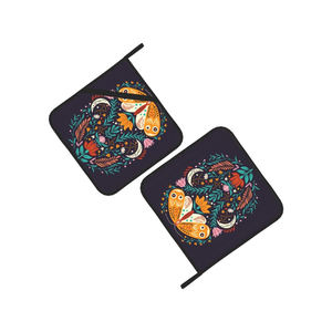 Meilleure vente de mitaines de four en coton de qualité supérieure à impression personnalisée et sublimation au prix de gros avec marque privée - Product Image 2