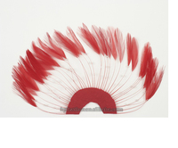 Plume de coq noire pour la chapellerie, les costumes, les mariages, la décoration nuptiale, les accessoires de mode, les fascinateurs pour cheveux, l'artisanat et le bricolage