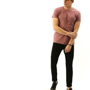 Camiseta ligera ecológica transpirable para entrenamiento de manga corta de algodón/fibra de bambú para hombre-Venta al por mayor directa de fábrica - Product Image 4