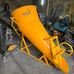 Cubo de plátano eficiente duradero, componente de núcleo de mezclador de hormigón con motor, varias piezas de mezcla industriales, uso en construcción - Product Image 1