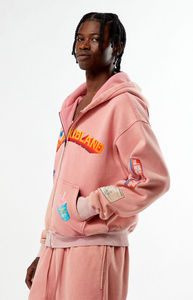 Acid <b>Wash</b> Hoodie with Custom logo | Oversized Vintage Streetwear Hoodies Wholesale | Custom Logo Sweatshirt Supplier - Product Image 3
