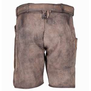 Shorts Lederhosen traditionnels pour hommes, taille mi-haute, en coton 100% respirant, brodés, taille plus, vente en gros pour l'été - Product Image 3