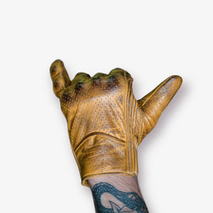 Gants de fauconnerie personnalisés de qualité supérieure fabriqués en cuir de vachette véritable meilleurs gants de fauconnerie de chasse de sécurité - Product Image 5