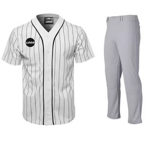 Derniers uniformes d'équipe de softball pour jeunes Maillots de baseball personnalisés et ensemble avec fonction de taille supérieure Nouveau design doux et confortable - Product Image 6