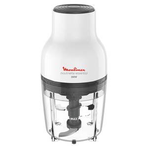 Procesador de Alimentos Eléctrico Moulinex DJ520110 LA MOULINETTE, 300W, Capacidad de 400ml, Color Negro y Blanco, Picadora Eléctrica de 300W - Product Image 1