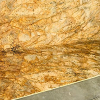 Granite d'Alaska doré de luxe pour cuisines modernes, salles de bain, salons et espaces commerciaux, durable
