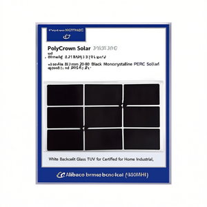 แผงโซลาร์เซลล์ PolyCrown Solar NS-210MH-80 สีดำ โมโนคริสตัลไลน์ PERC กระจกหลังสีขาว ได้รับการรับรองมาตรฐาน TUV สำหรับใช้ในบ้านและอุตสาหกรรม - Product Image 2