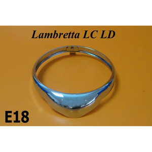 Aro del faro delantero Lambretta LC + LD (modelo de 1954 a 1956) - Product Image 1
