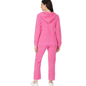 Survêtement personnalisé pour hommes sweat à capuche avec fermeture éclair pantalon survêtement avec cordon de serrage ceinture survêtements décontractés 100% coton pour femmes - Product Image 3