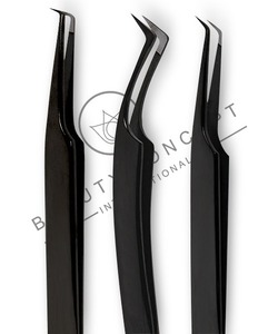 Kit de pinces à épiler pour extensions de cils en acier inoxydable de haute qualité, antistatiques, précises et durables, vente en gros, étiquette privée - Product Image 2