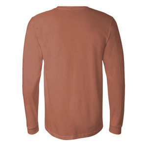 T-shirt à manches longues en coton classique respirant pour homme - Product Image 2