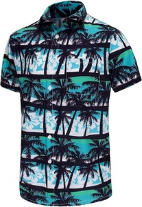 เสื้อยืดสำหรับผู้ชายแบบสั่งทำเสื้อเชิ้ตชายหาดแบบระเหิดพร้อมริงเกอร์ - Product Image 2