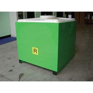 Estación de almacenamiento de aceite de desecho Carvel Cub Oil 640x900x1110mm con pies, 500lt - Product Image 2