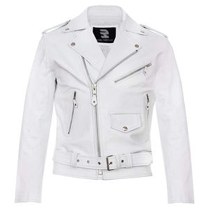 Chaqueta de cuero auténtico para hombre, chaqueta básica de piel sintética para motocicleta, chaquetas de piel sintética suave para Otoño e Invierno para hombre - Product Image 1