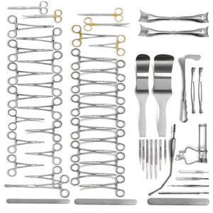 Juego Básico de Laparotomía de 104 Piezas, Kit de Cirugía General de Acero Inoxidable, Herramientas Personalizadas, Fabricante Mayorista, Proveedor de Primera Categoría - Product Image 1
