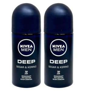 NIVEA-Desodorante Roll Invisible para Hombre, 48 Horas, Blanco y Negro, 50ml, Pack de 3 - Product Image 3