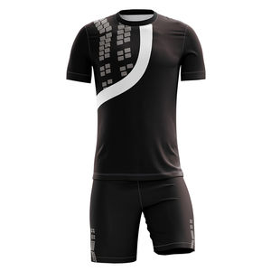 Venta Directa de Fábrica, Uniformes de Fútbol Unisex Transpirables 100% Poliéster, para Logotipo y Colores Personalizados, Uniforme de Fútbol con Cuello en V - Product Image 1