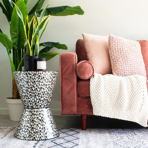 Best Selling Modern High Quality Durable Handmade Rattan/<b>Wicker</b> <b>Coffee</b> <b>Table</b> OEM Wholesale Mother Pearl Inlay Living Room - Product Image 3