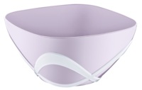 Bol à salade jetable en plastique transparent sans BPA AFOSSA 750 ml, compatible lave-vaisselle, écologique, style américain, pour servir des collations, des salades, à la maison
