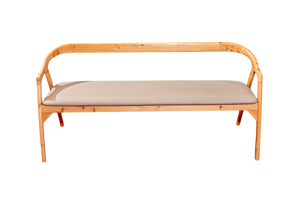 Ensemble de salle à manger moderne Senna, meubles en bois confortables, 3 chaises simples et 1 long banc pour la maison ou l'hôtel-pour appartements, villas - Product Image 4